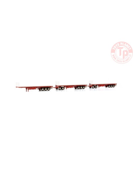 TRIPLE ROAD TRAIN TRAILER - 3 AXLE + DOLLY SET - 2 AXLE MAMMOET DRAKE 410305 DRAKE