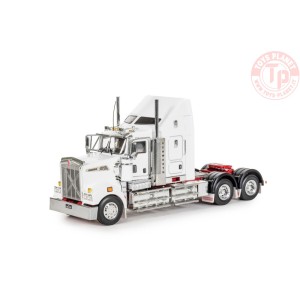 KENWORTH T909 (AERO KIT) - WHITE RED DRAKE Z01552 DRAKE
