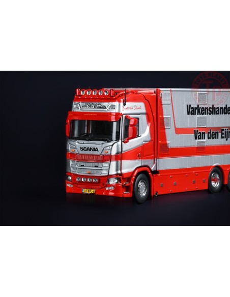 SCANIA S HIGH ROOF WITH LIVESTOCK TRAILER VAN DEN EIJNDEN IMC MODELS 32-0193 IMC MODELS SCANIA S HIGH ROOF WITH LIVESTOCK TRAILER VAN DEN EIJNDEN IMC MODELS 32-0193 IMC MODELS