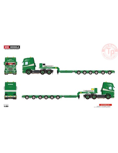 SCANIA R HIGHLINE CR20H 6X4 BROSHUIS SL 100 TONNER - 6 AXLE TAGE KRISTENSEN WSI 01-4136 WSI MODELS SCANIA R HIGHLINE CR20H 6X4 BROSHUIS SL 100 TONNER - 6 AXLE TAGE KRISTENSEN WSI 01-4136 WSI MODELS