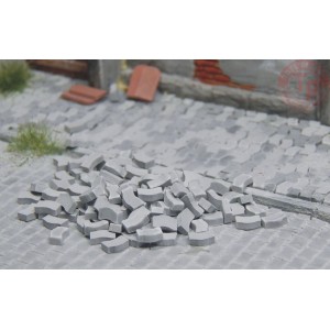 Autobloccanti grigio chiaro 1000 pz 1:48/1:50 1000pz JUWEELA 24081 JUWEELA