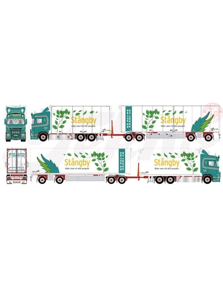 Scania R-Streamline Highline Zweedse 24m combinatie Palms TEKNO 84986 TEKNO Scania R-Streamline Highline Zweedse 24m combinatie Palms TEKNO 84986 TEKNO