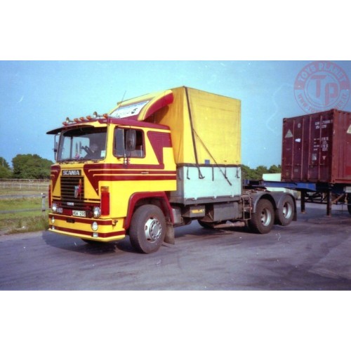 Scania 140 motorwagen Zweedse Backpack opbouw ERT TEKNO 82921 TEKNO