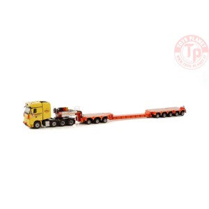 MERCEDES-BENZ ACTROS MP5 SLT BIG SPACE INTERCOMBI SCHEUERLE SET - SILVASTI WSI 01-3978 WSI MODELS