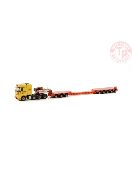 MERCEDES-BENZ ACTROS MP5 SLT BIG SPACE INTERCOMBI SCHEUERLE SET - SILVASTI WSI 01-3978 WSI MODELS