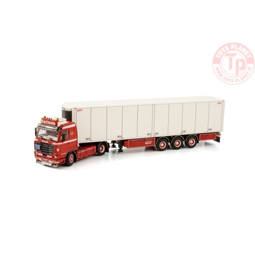 SCANIA 3 SERIES STREAMLINE 4X2 REEFER TRAILER - 3 AXLE HARTMANN TRANSPORTE WSI 01-3953 WSI MODELS