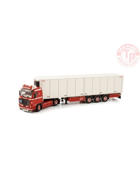 SCANIA 3 SERIES STREAMLINE 4X2 REEFER TRAILER - 3 AXLE HARTMANN TRANSPORTE WSI 01-3953 WSI MODELS SCANIA 3 SERIES STREAMLINE 4X2 REEFER TRAILER - 3 AXLE HARTMANN TRANSPORTE WSI 01-3953 WSI MODELS