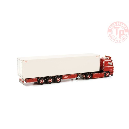SCANIA 3 SERIES STREAMLINE 4X2 REEFER TRAILER - 3 AXLE HARTMANN TRANSPORTE WSI 01-3953 WSI MODELS