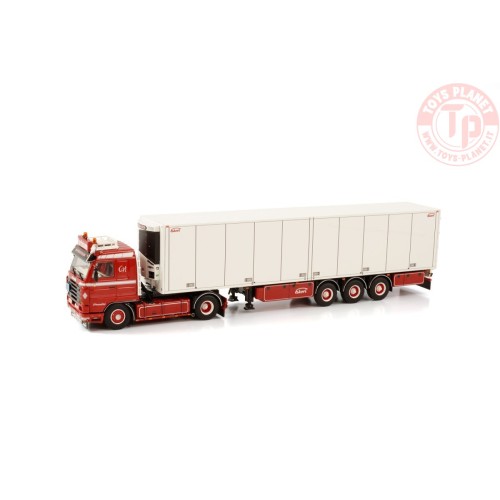 SCANIA 3 SERIES STREAMLINE 4X2 REEFER TRAILER - 3 AXLE HARTMANN TRANSPORTE WSI 01-3953 WSI MODELS