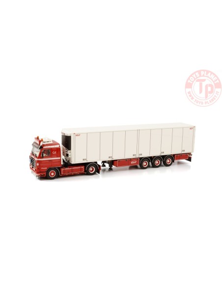 SCANIA 3 SERIES STREAMLINE 4X2 REEFER TRAILER - 3 AXLE HARTMANN TRANSPORTE WSI 01-3953 WSI MODELS