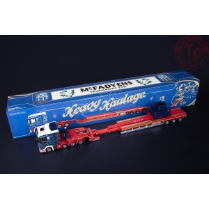 SCANIA S SERIES HIGH ROOF 8X4 WITH NOOTEBOOM SUPER WING CARRIER MCFADYENS IMC MODELS 32-0194 IMC MODELS
