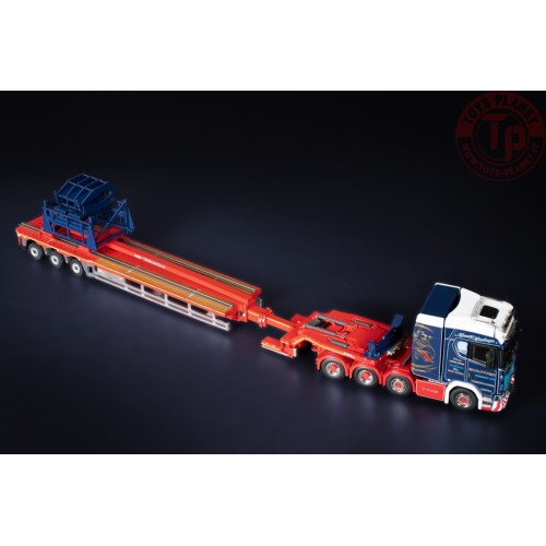 SCANIA S SERIES HIGH ROOF 8X4 WITH NOOTEBOOM SUPER WING CARRIER MCFADYENS IMC MODELS 32-0194 IMC MODELS