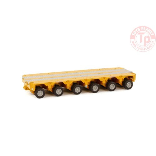 PREMIUM LINE SCHEUERLE INTER COMBI SET 6 AXLE YELLOW WSI 04-2153 WSI MODELS