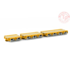PREMIUM LINE SCHEUERLE INTER COMBI SET PARTS: SPACERS (3 METER, 4,5 METER AND 6 METER) YELLOW WSI 04-2154 WSI MODELS