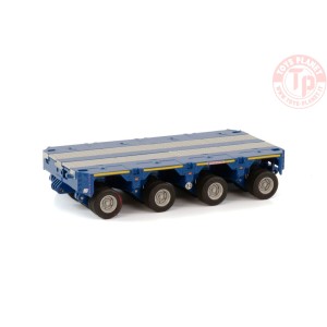 PREMIUM LINE SCHEUERLE INTER COMBI SET 4 AXLE BLUE WSI 04-2167 WSI MODELS