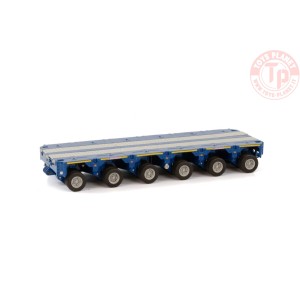 PREMIUM LINE SCHEUERLE INTER COMBI SET 6 AXLE BLUE WSI 04-2171 WSI MODELS