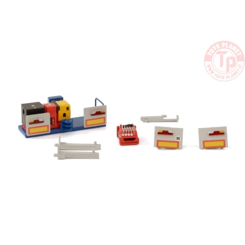 PREMIUM LINE SCHEUERLE INTER COMBI SET PARTS: HATZ + STEERING UNIT + BUMPER UNITS BLUE WSI 04-2177 WSI MODELS