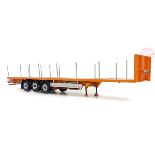 Pacton flatbed trailer yellow MARGE MODELS 1901-04 MARGE MODELS
