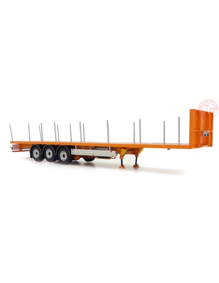 Pacton flatbed trailer yellow MARGE MODELS 1901-04 MARGE MODELS