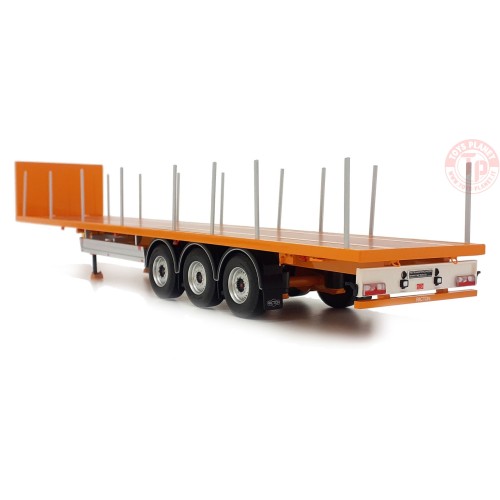 Pacton flatbed trailer yellow MARGE MODELS 1901-04 MARGE MODELS
