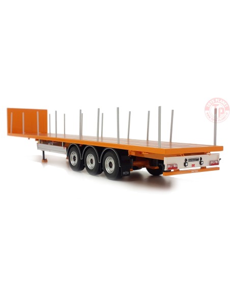 Pacton flatbed trailer yellow MARGE MODELS 1901-04 MARGE MODELS Pacton flatbed trailer yellow MARGE MODELS 1901-04 MARGE MODELS