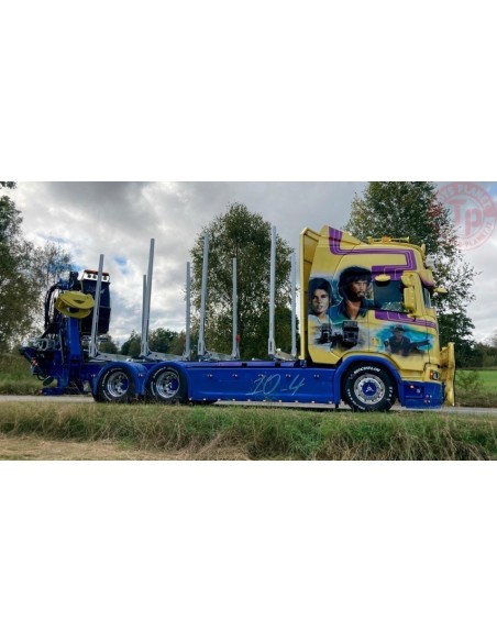 Scania Next Gen R Highline Zweedse houtwagen Svenke Transport TEKNO 82906 TEKNO