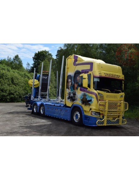 Scania Next Gen R Highline Zweedse houtwagen Svenke Transport TEKNO 82906 TEKNO