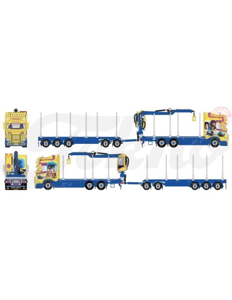 Scania Next Gen R Highline Zweedse houtwagen Svenke Transport TEKNO 82906 TEKNO