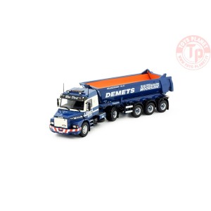 Scania Torpedo 143-500 met 3-assige kipper Demets TEKNO 84706 TEKNO