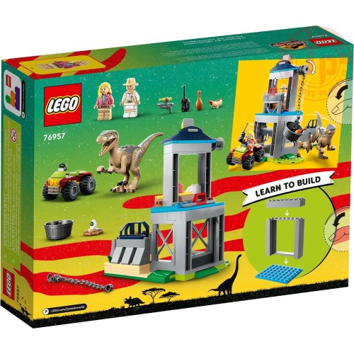 La fuga del Velociraptor LEGO JURASSIC PARK 76957 LEGO