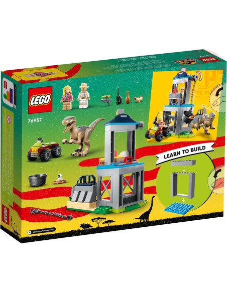 La fuga del Velociraptor LEGO JURASSIC PARK 76957 LEGO