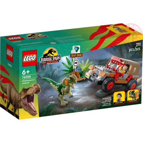 L’agguato del Dilofosauro LEGO JURASSIC PARK 76958 LEGO