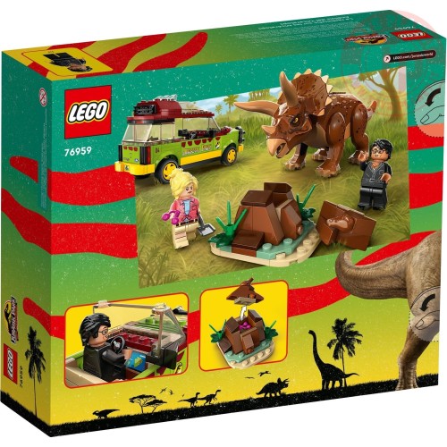 La ricerca del Triceratopo LEGO JURASSIC PARK 76959 LEGO