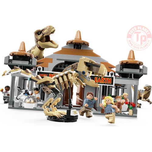 Centro visitatori: l’attacco del Trex e del Raptor LEGO JURASSIC PARK 76961 LEGO
