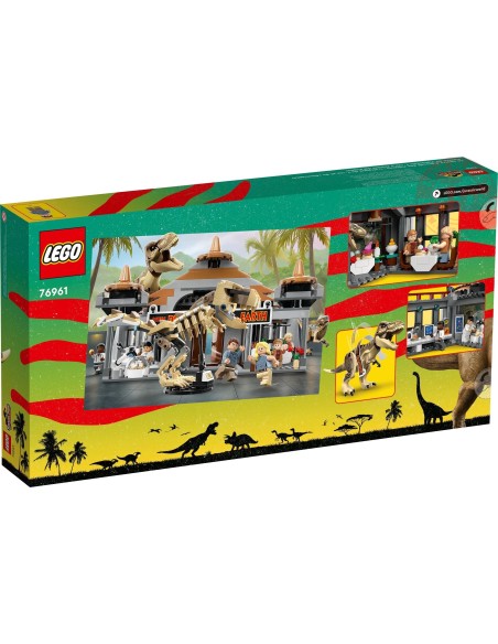 Centro visitatori: l’attacco del Trex e del Raptor LEGO JURASSIC PARK 76961 LEGO