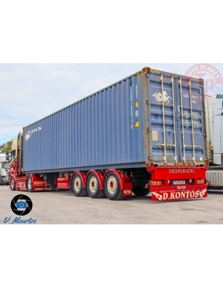 Scania R-serie Topline 4x2 met 40ft container Contlift TEKNO 83532 TEKNO Scania R-serie Topline 4x2 met 40ft container Contlift TEKNO 83532 TEKNO