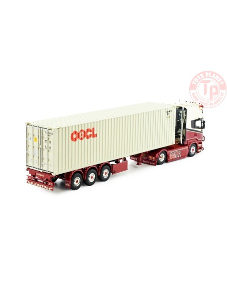 Scania R-serie Topline 4x2 met 40ft container Contlift TEKNO 83532 TEKNO Scania R-serie Topline 4x2 met 40ft container Contlift TEKNO 83532 TEKNO