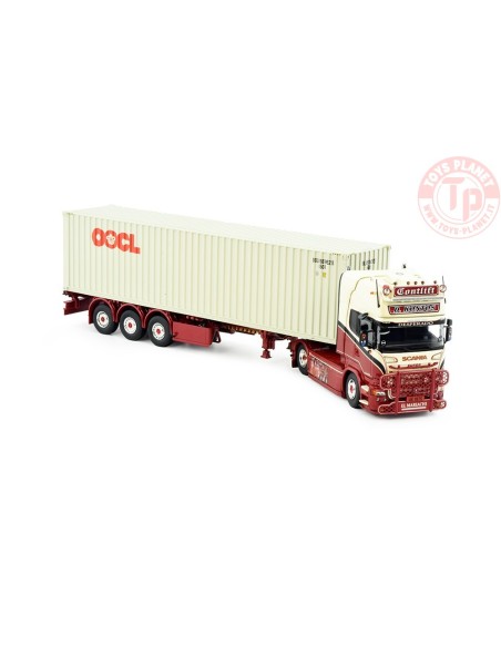 Scania R-serie Topline 4x2 met 40ft container Contlift TEKNO 83532 TEKNO Scania R-serie Topline 4x2 met 40ft container Contlift TEKNO 83532 TEKNO