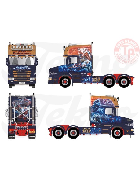 Scania Torpedo Topline 6x2 Paterson J.M. TEKNO 83786 TEKNO Scania Torpedo Topline 6x2 Paterson J.M. TEKNO 83786 TEKNO