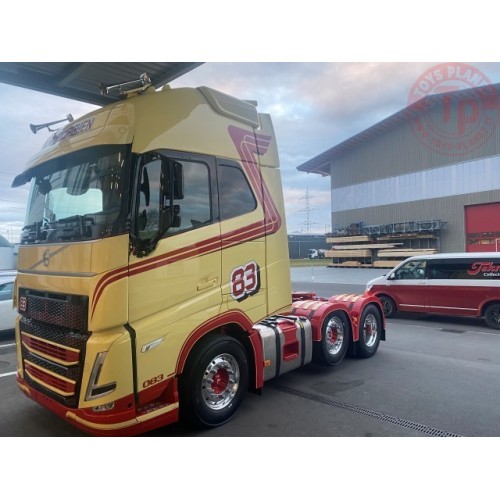 Volvo Globetrotter XL 6x2 met zamac koeloplegger Zurkirchen Transporte TEKNO 81426 TEKNO
