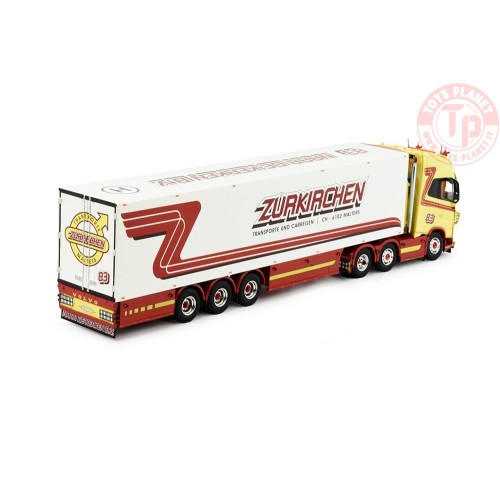 Volvo Globetrotter XL 6x2 met zamac koeloplegger Zurkirchen Transporte TEKNO 81426 TEKNO
