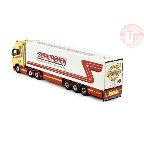 Volvo Globetrotter XL 6x2 met zamac koeloplegger Zurkirchen Transporte TEKNO 81426 TEKNO