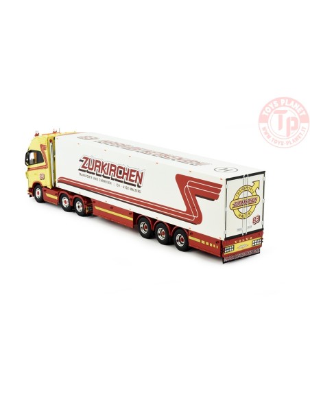 Volvo Globetrotter XL 6x2 met zamac koeloplegger Zurkirchen Transporte TEKNO 81426 TEKNO Volvo Globetrotter XL 6x2 met zamac koeloplegger Zurkirchen Transporte TEKNO 81426 TEKNO