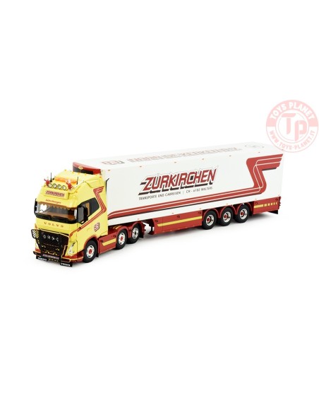 Volvo Globetrotter XL 6x2 met zamac koeloplegger Zurkirchen Transporte TEKNO 81426 TEKNO