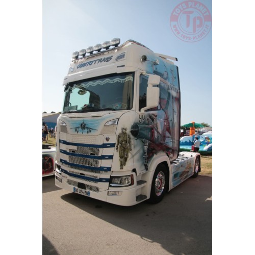 SCANIA S HIGHLINE CS20H 4X2 GIBERTTRANS 'FRENCH MILITARY NAVY' WSI 01-3983 WSI MODELS