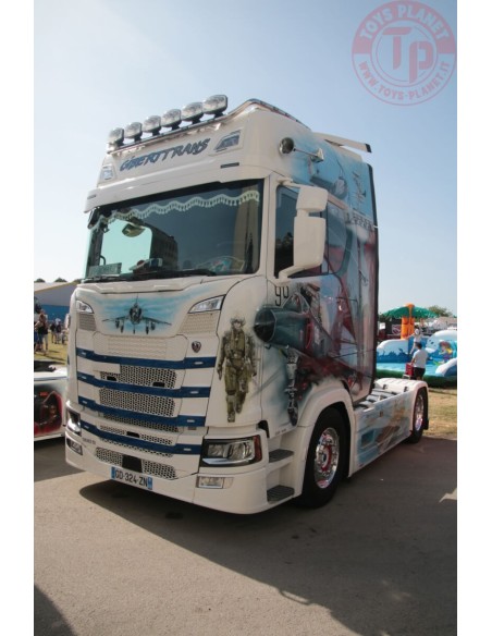 SCANIA S HIGHLINE CS20H 4X2 GIBERTTRANS 'FRENCH MILITARY NAVY' WSI 01-3983 WSI MODELS