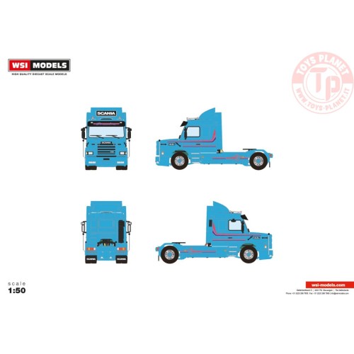 SCANIA 3 SERIES TORPEDO STREAMLINE 4X2 PREMIUM LINE WSI 04-2132 WSI MODELS