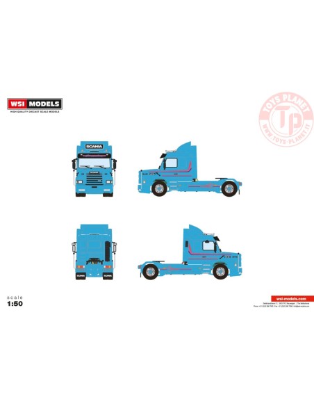 SCANIA 3 SERIES TORPEDO STREAMLINE 4X2 PREMIUM LINE WSI 04-2132 WSI MODELS