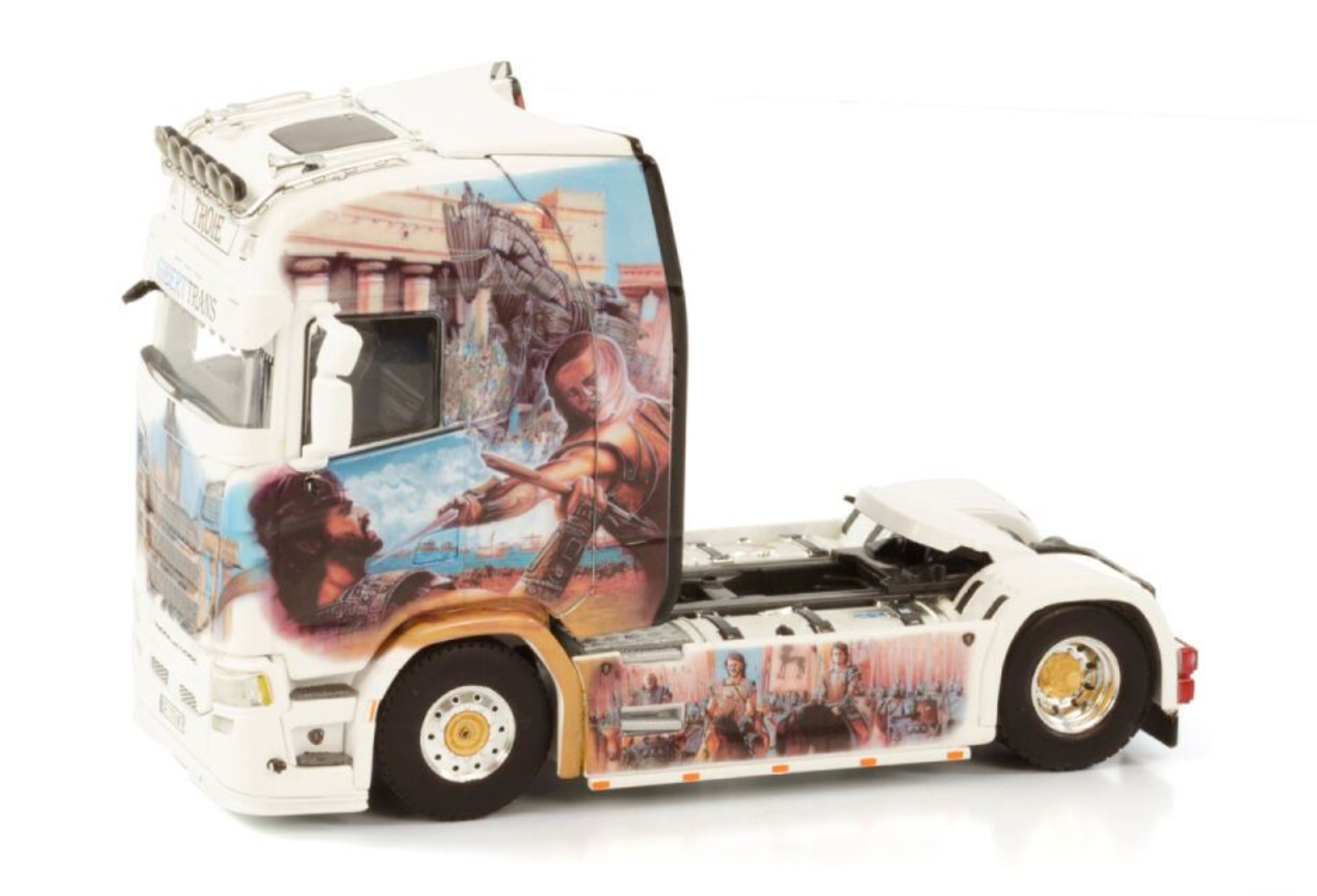 Modellino WSI Giberttrans Scania S Highline CS20H 4x2 01-4472 In Scala