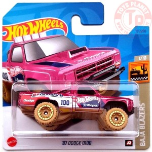 '87 DODGE D100 1/64 HOT WHEELS HKG73 HOT WHEELS